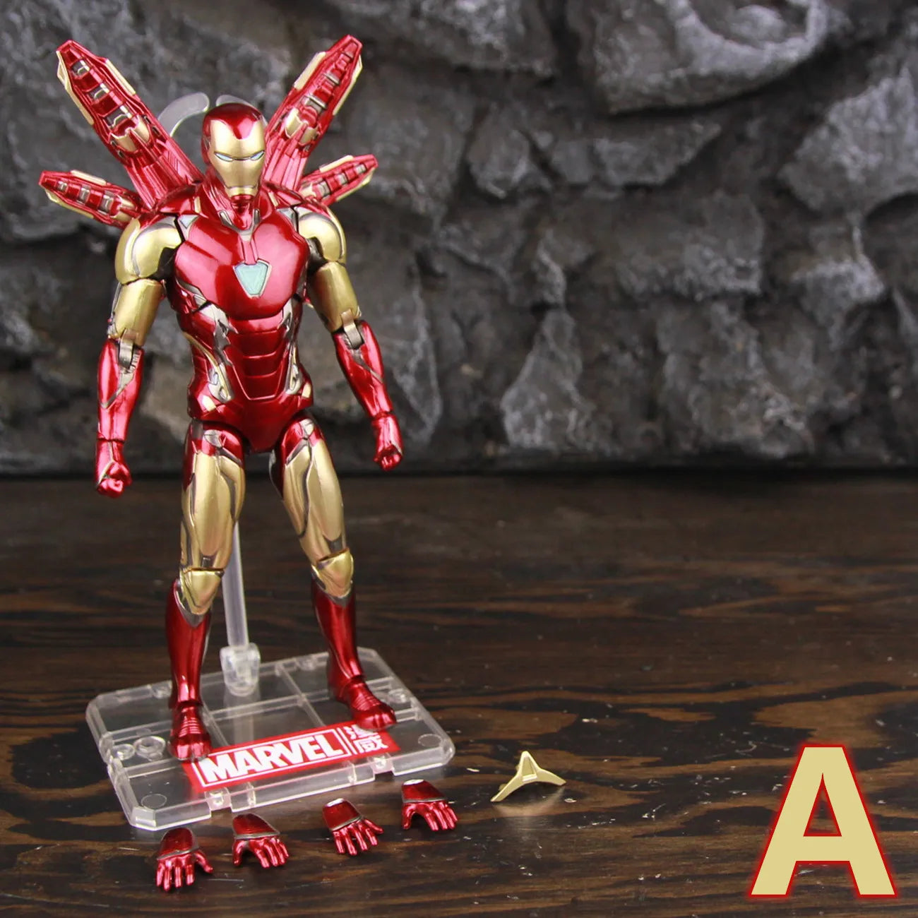 ZD Toys Iron Man MK85 2.0 LED-figuur – statische pose, variant A2