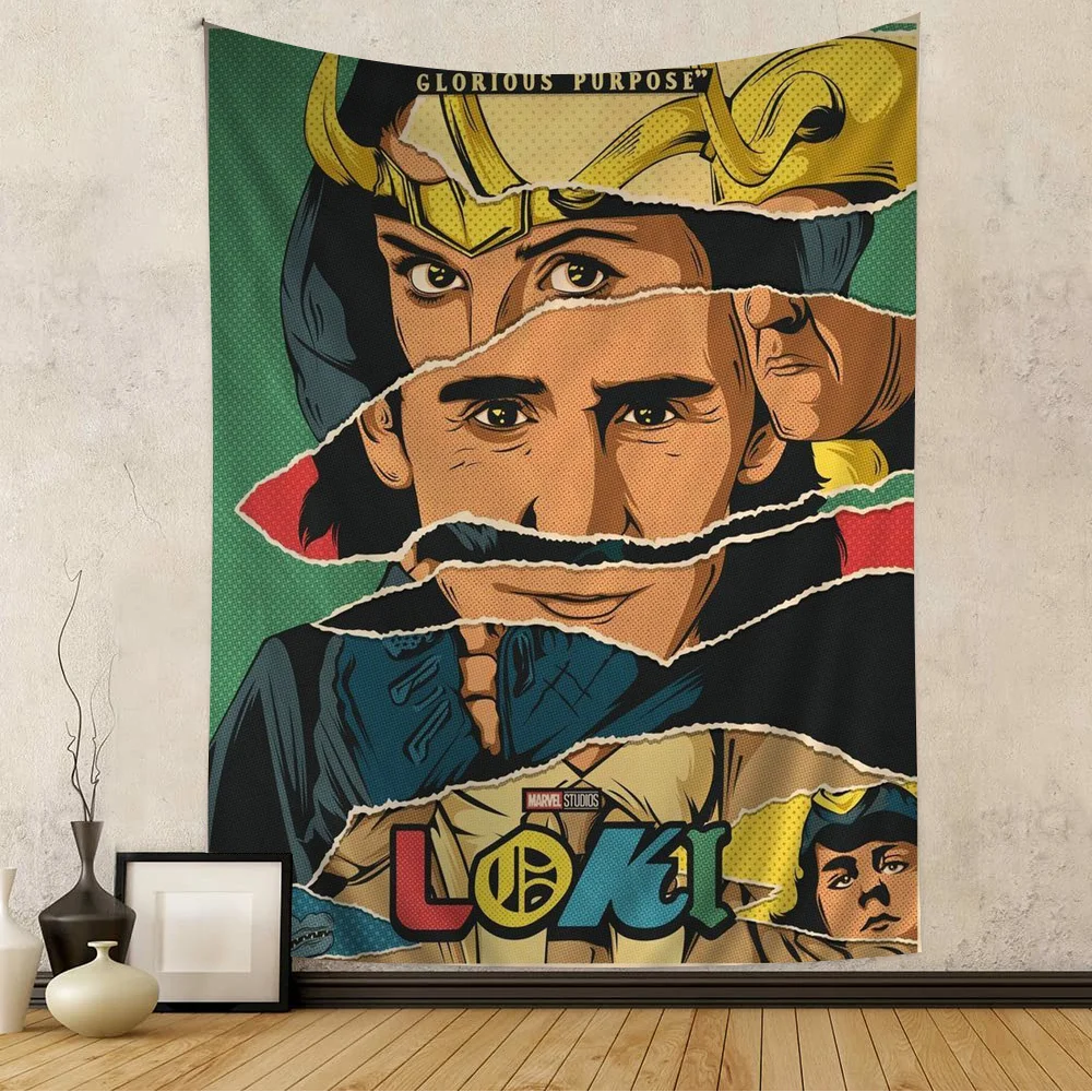 Loki-tapijt - Collage Glorious Purpose