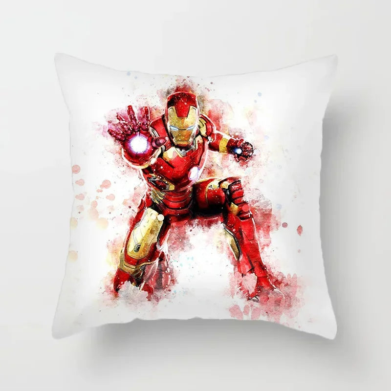 Kussenhoes Iron Man - Aquarel Dubbele Repulsors