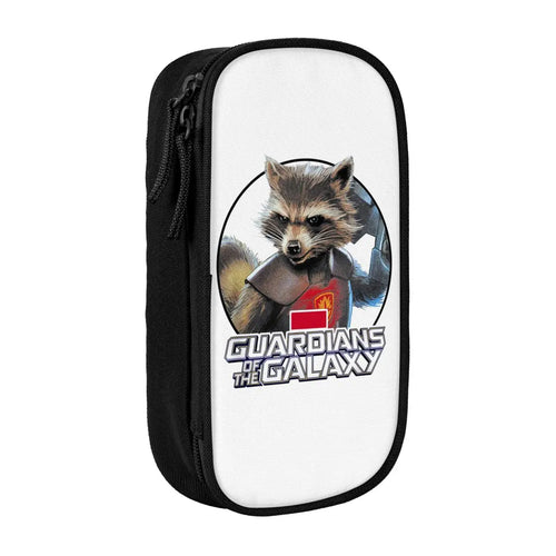 Avengers Rocket Raccoon-etui - Guardians-logo, witte achtergrond
