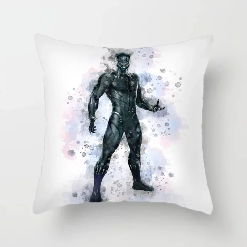 Kussenhoes Black Panther - Artistieke aquarel