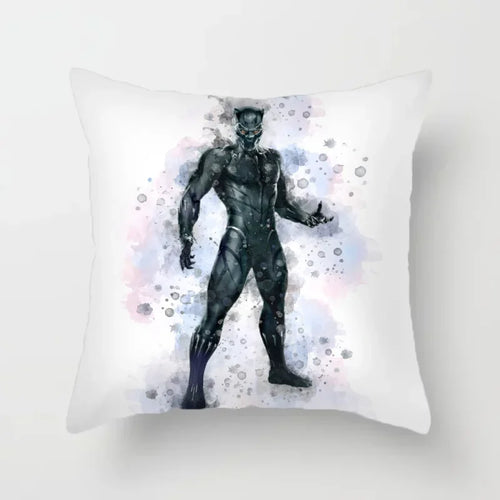 Kussenhoes Black Panther - Artistieke aquarel