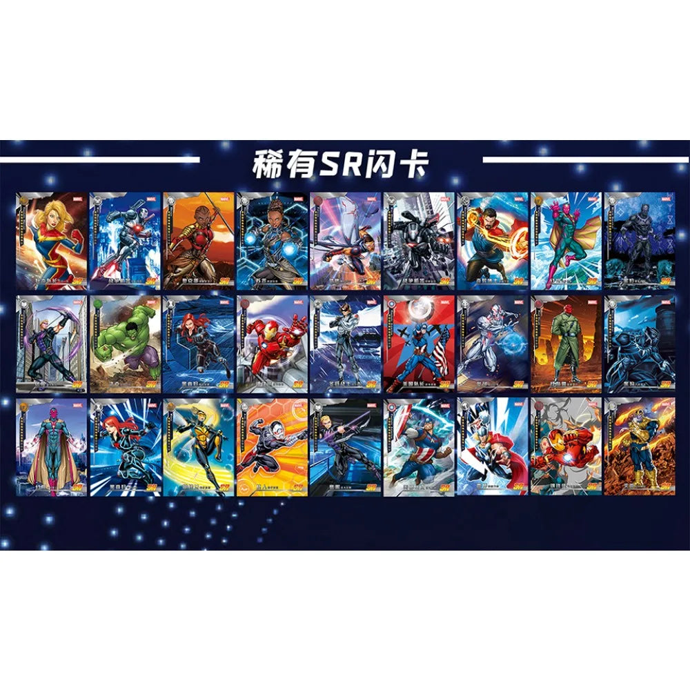 Boîte de cartes à collectionner Avengers - Édition Deluxe