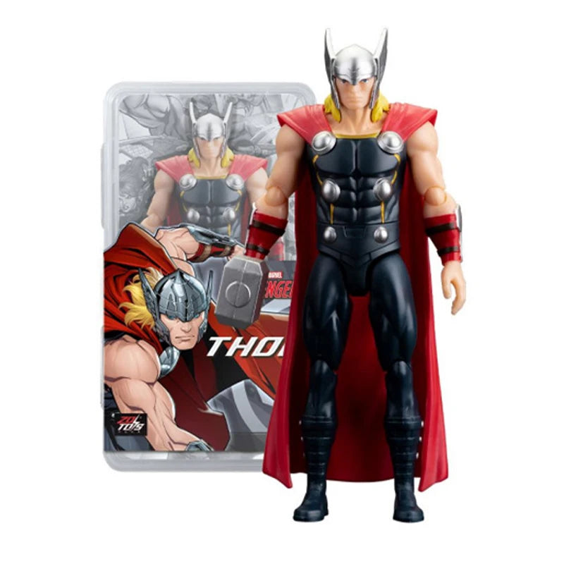 Coffret Avengers - Collection multi-personnages Iron Man Thor Hulk Spider-Man 18 cm