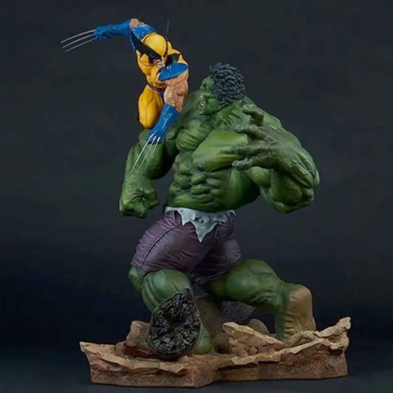 Hulk tegen Wolverine PVC-beeld - Collector-gevechtsscène