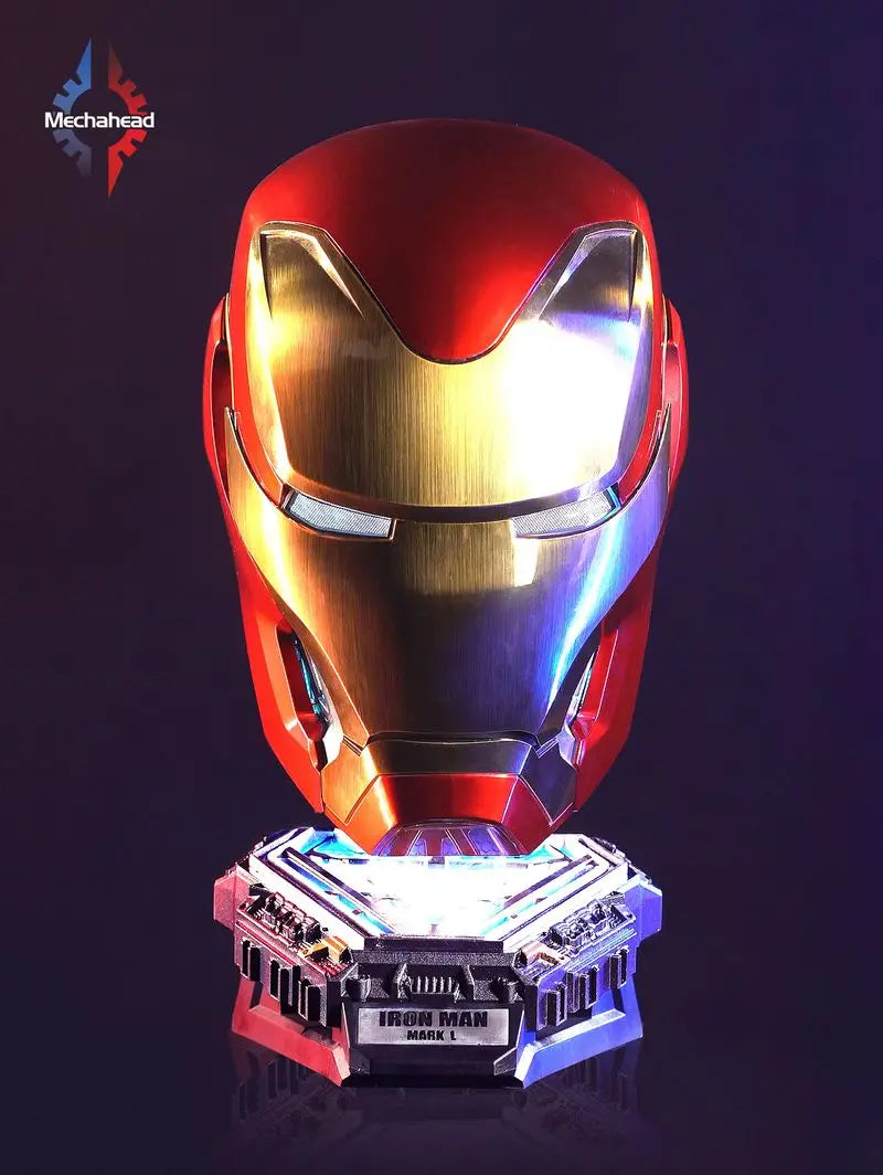Iron Man Avengers-helm – gemotoriseerde rode en gouden MK50-cosplayhelm