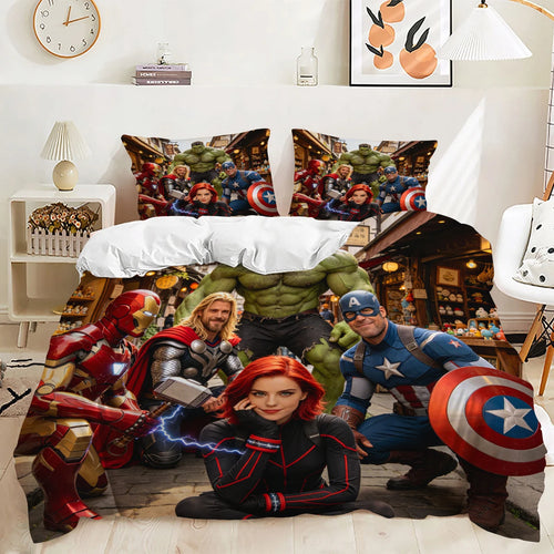 Dekbedovertrek Avengers - Kleurrijk Teamontwerp