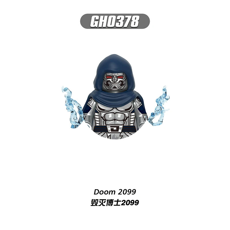 Doctor Doom-figuur - Doom 2099 met blauwe bliksemschichten
