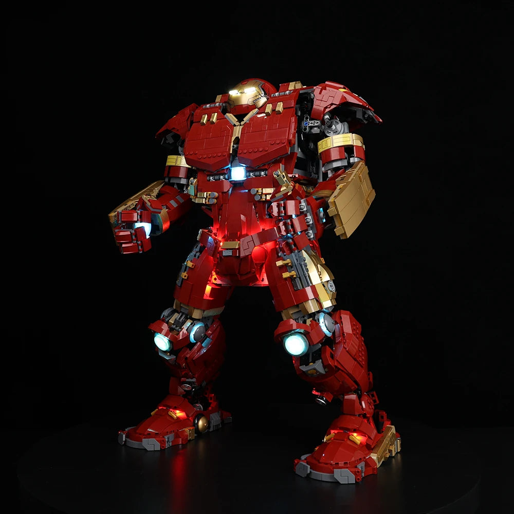 Lichtgevende ledset voor LEGO Hulkbuster 76210 - Volledige verlichting
