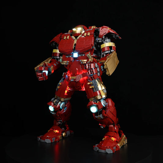 Lichtgevende ledset voor LEGO Hulkbuster 76210 - Volledige verlichting