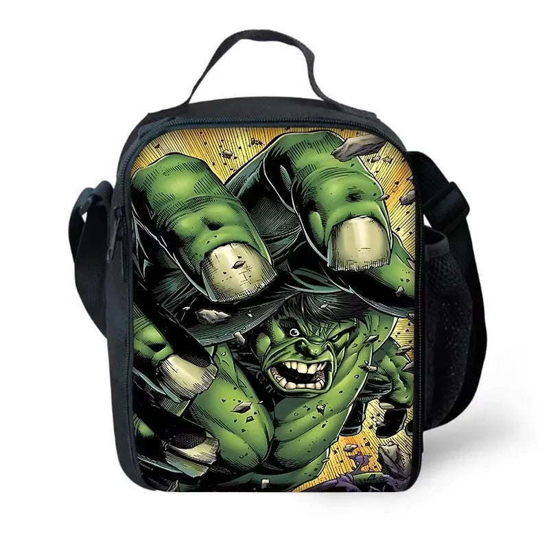 Hulk-lunchzak - verwoestende vuisten in comicstijl