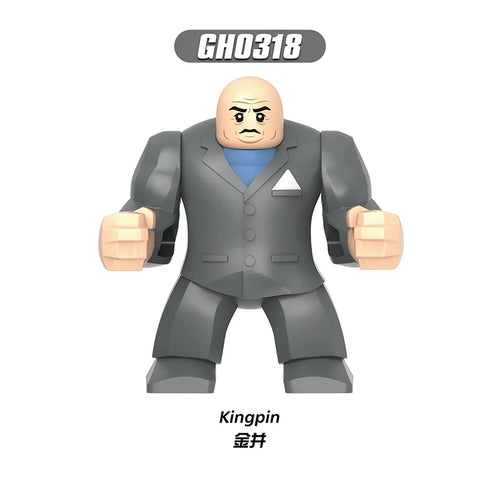 Kingpin-figuur - Minifiguur in grijs kostuum
