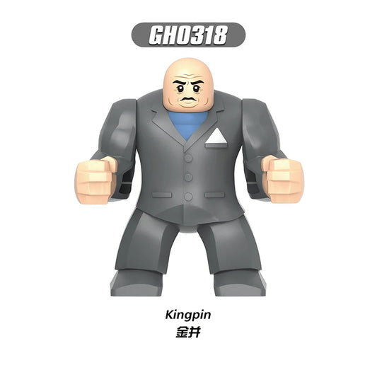 Kingpin-figuur - Minifiguur in grijs kostuum