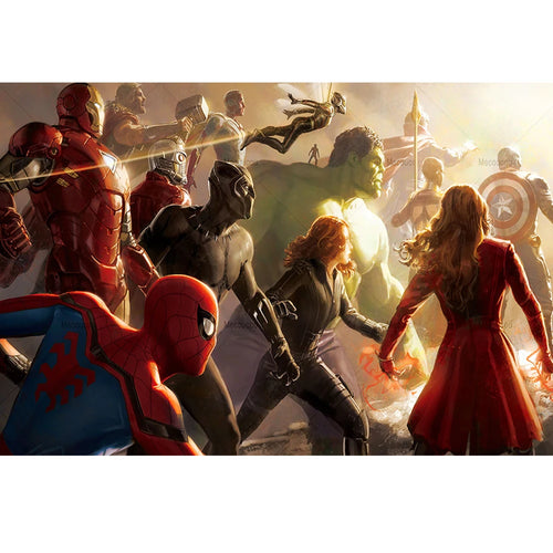 Poster Captain America Civil War - Confrontatie van helden