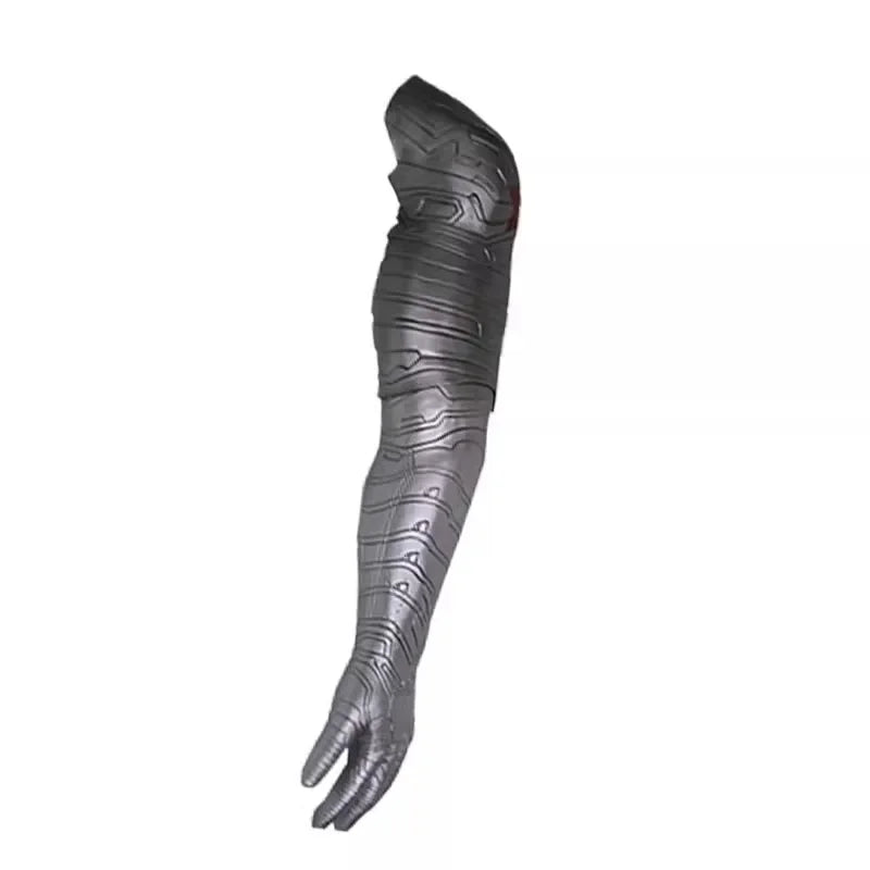 Winter Soldier-mechanische arm – zilverkleurige prothese met rode ster