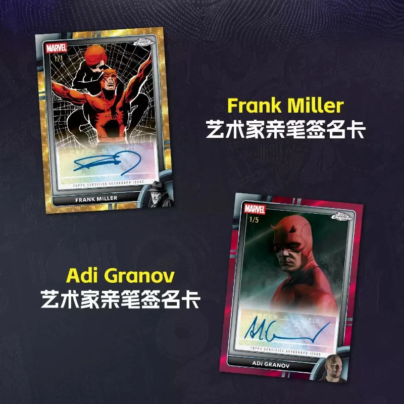 Cartes à collectionner Topps Chrome Marvel Comics 2026 - Coffret officiel Wolverine Venom