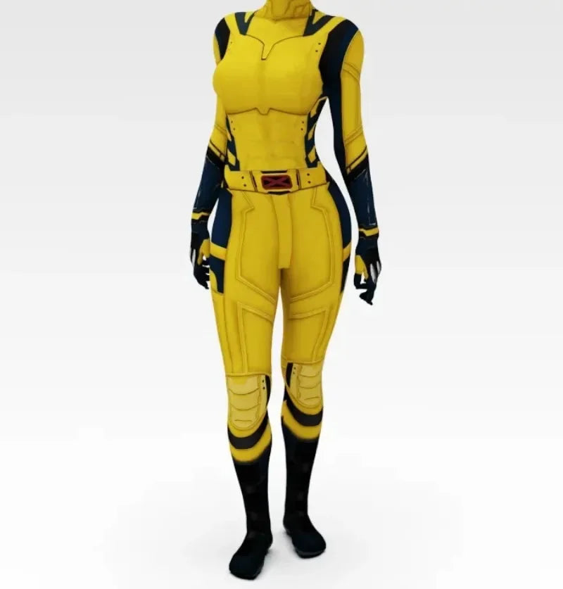 Wolverine-kostuum - Geel-marineblauwe jumpsuit
