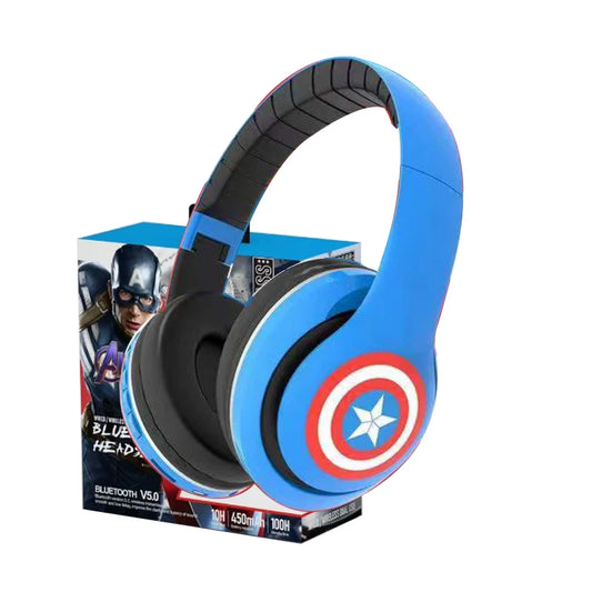 Avengers Captain America Bluetooth-koptelefoon - Helderblauw