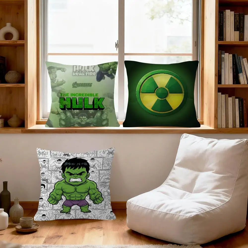 Hulk-kussenhoes - Kleurrijke stripexplosie
