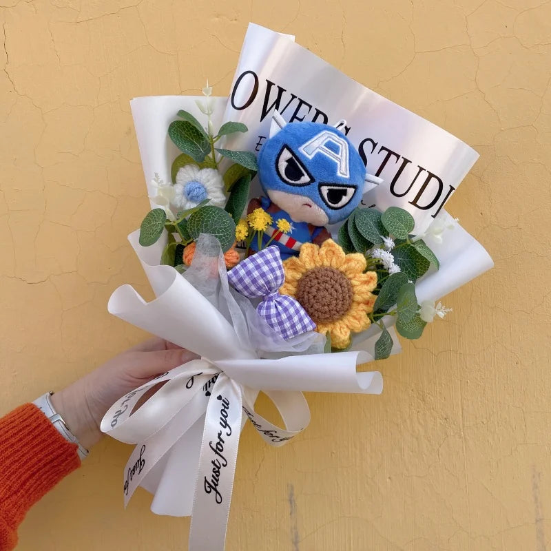Avengers Spider-Man-cadeauboeket - Handgemaakt knuffeldier