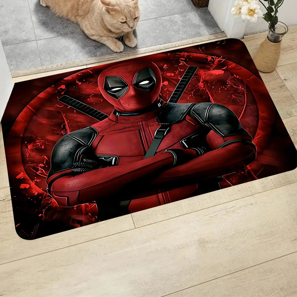 Marvel Deadpool-mat - Ontwerp met gekruiste armen in bloedrood