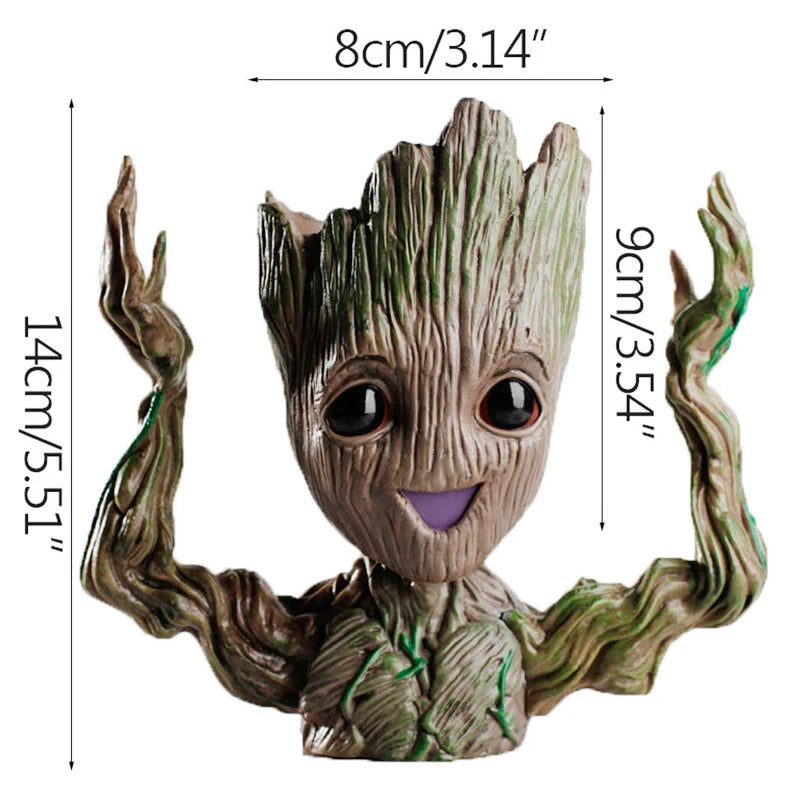 Baby Groot-plantenpot - Multifunctionele pennenhouder en opberger