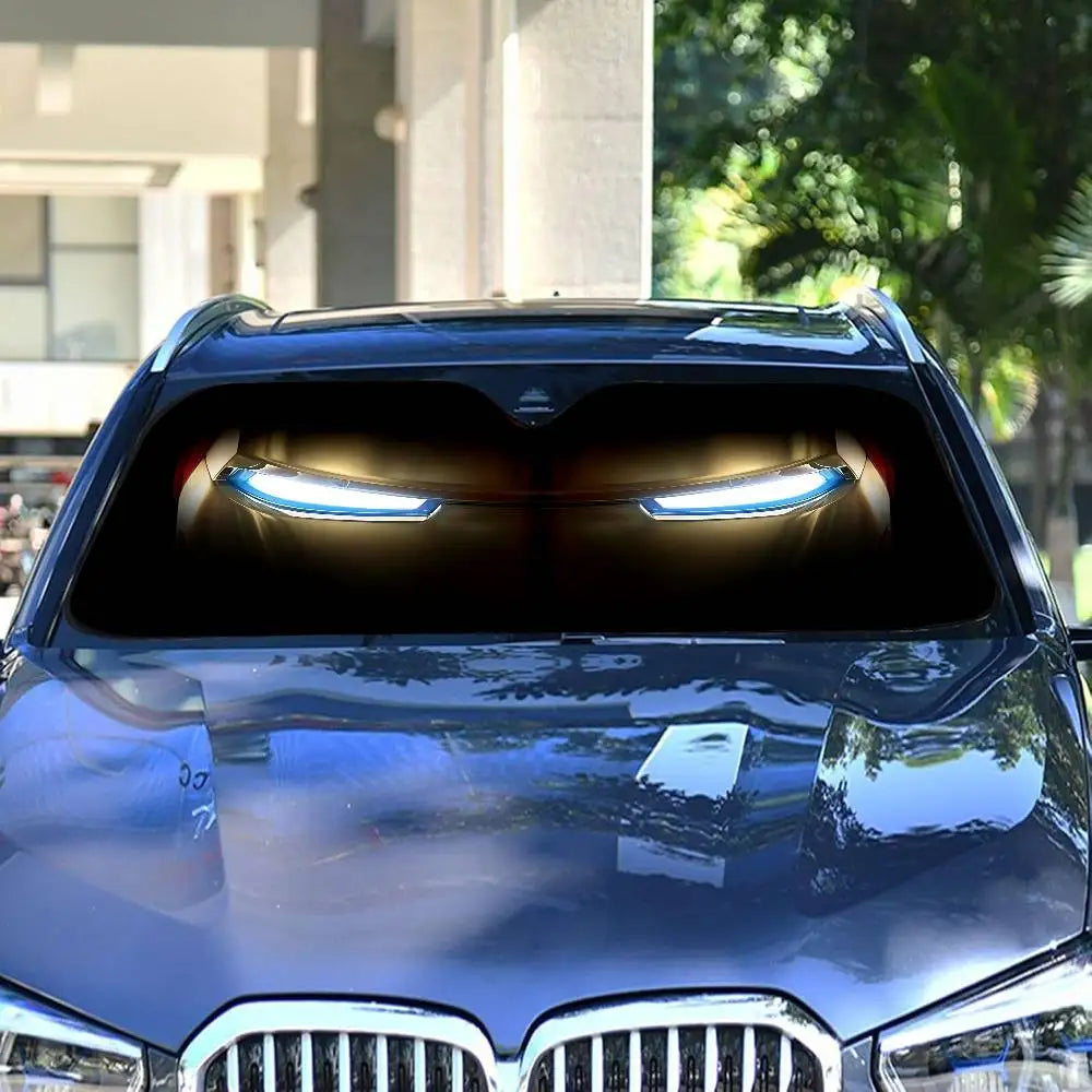 Iron Man-zonwering voor de auto - Uv-bescherming voor de voorruit