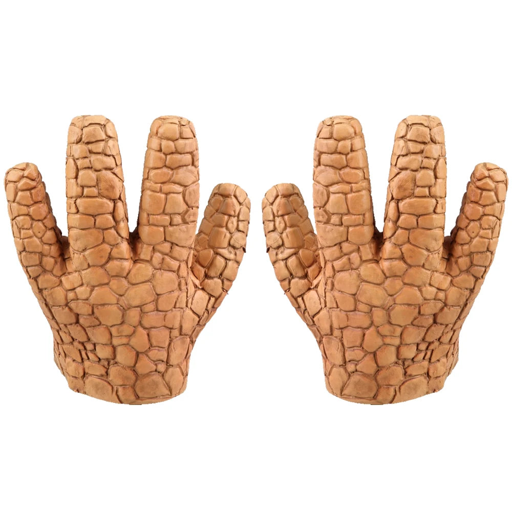 Masque et gants The Thing - Cosplay Fantastic Four en latex pour adulte