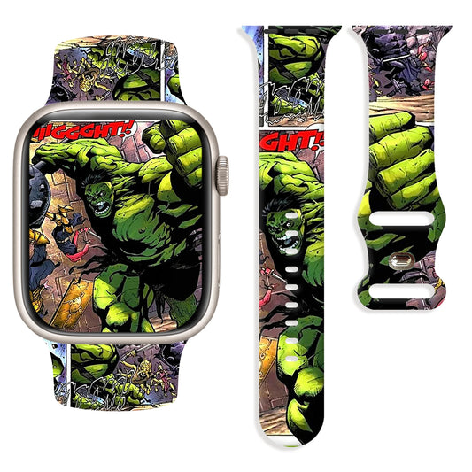 Apple Watch-armband Hulk - Stripboekpaneel