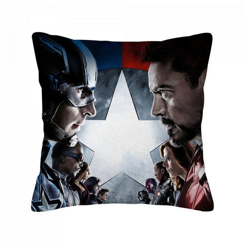 Kussenhoes Avengers-groep - Civil War-poster