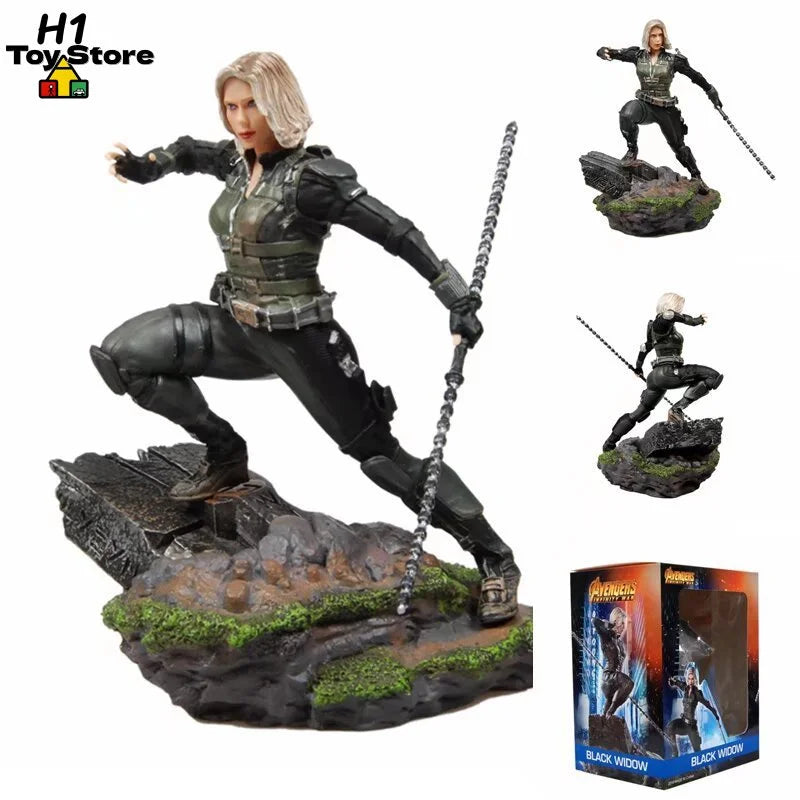 Avengers Black Widow-beeld - Scène 1/10 in collectorbox
