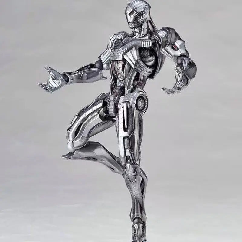 Revoltech Yamaguchi Ultron-figuur - Beweegbaar monochroom PVC