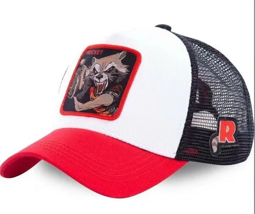 Rocket Raccoon-pet - wit en rood