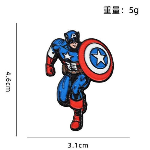 Avengers-emaille badge - Captain America