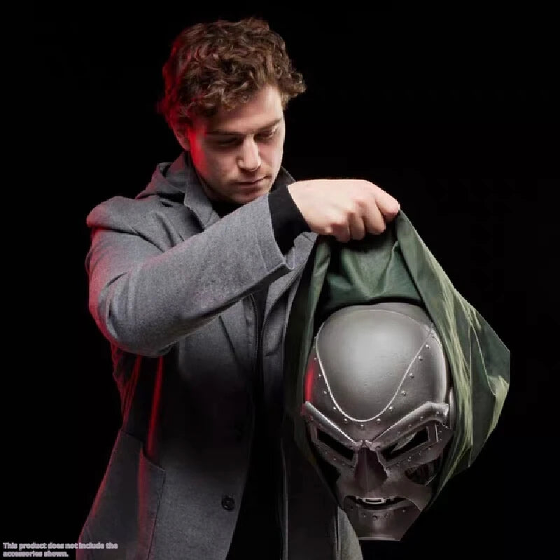 Doctor Doom-masker – zilverkleurige harshelm met cape
