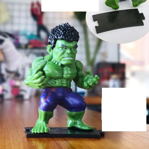 Hulk-figuurtje - gehurkte mini-chibi