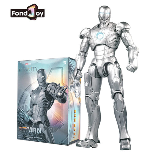 Fondjoy Iron Man MK2-figuur - Zilverkleurig pantser met box