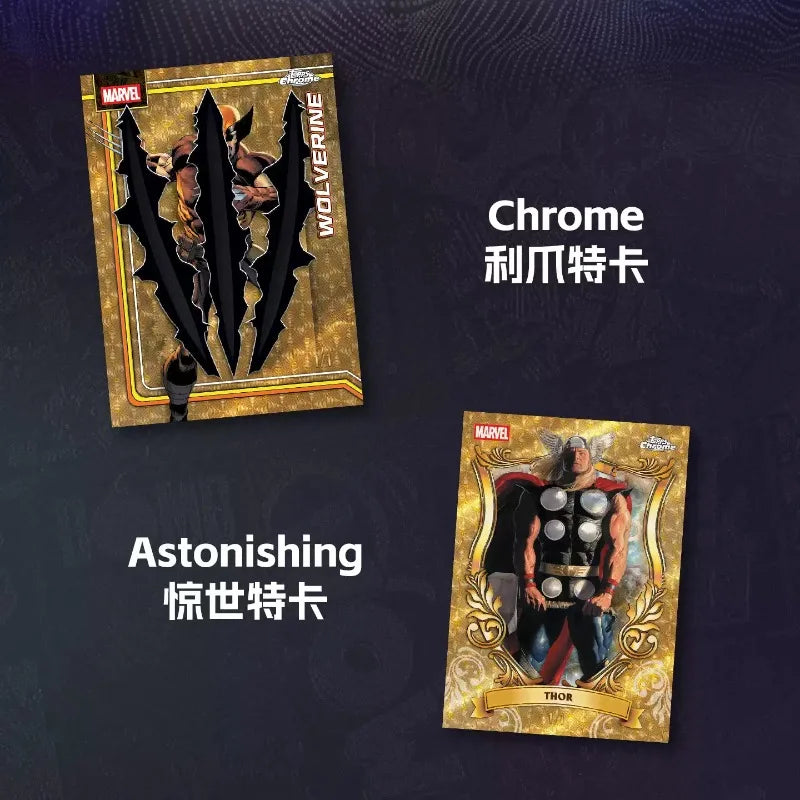Cartes à collectionner Topps Chrome Marvel Comics 2026 - Coffret officiel Wolverine Venom