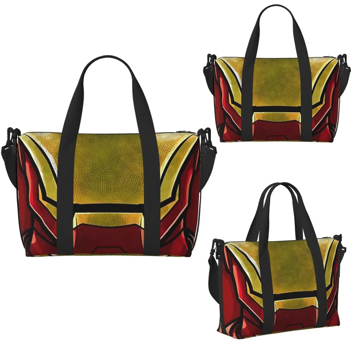 Iron Man-draagtas - Groot ontwerp met rood-gouden masker