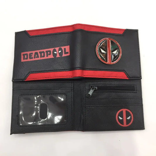 Avengers-portemonnee Deadpool – tekst DEADPOOL, bifold