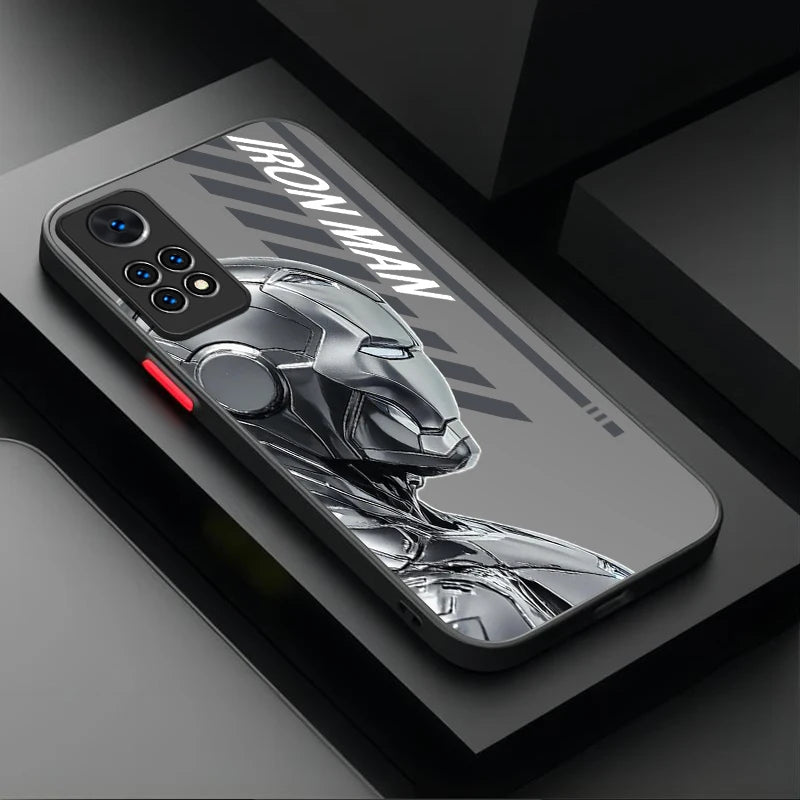 Xiaomi-hoesje Avengers Iron Man - metalen zilverkleurig pantser