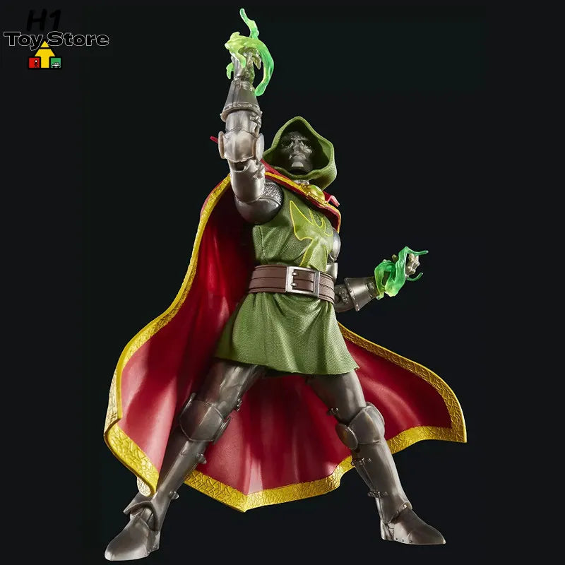Figurine Marvel Legends Doctor Doom - Échelle 1/12, effets magiques verts