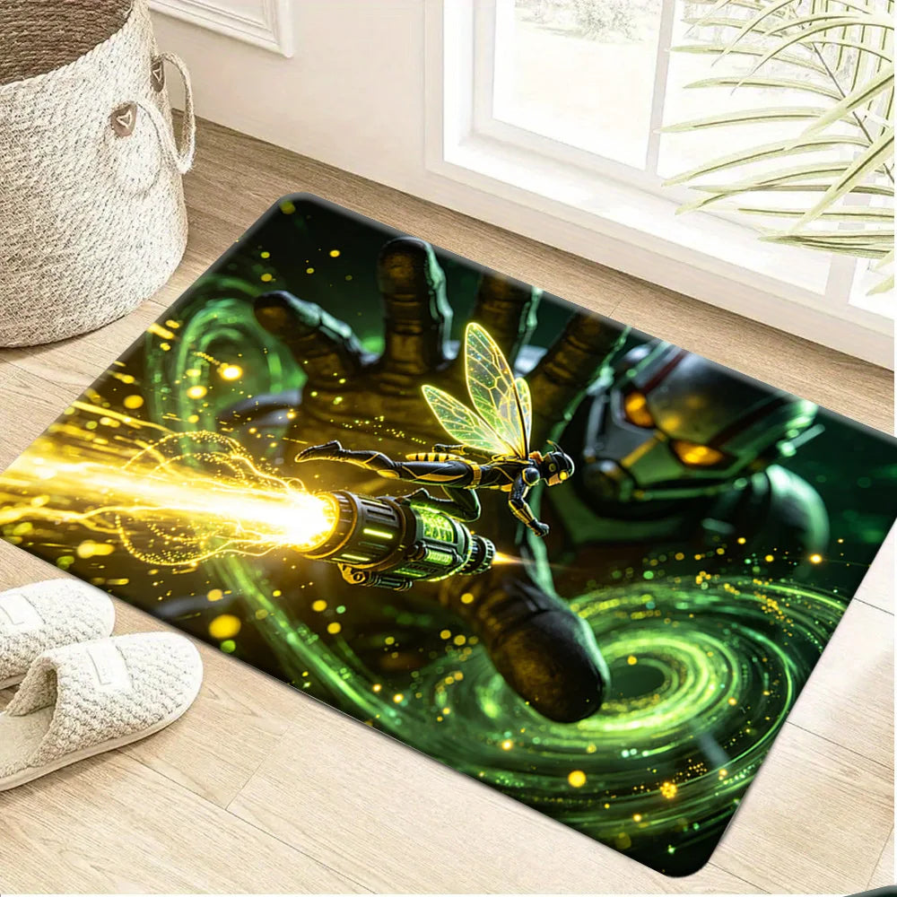 Avengers-keukenmat met Wasp en Ant-Man - Groene energiespiraal