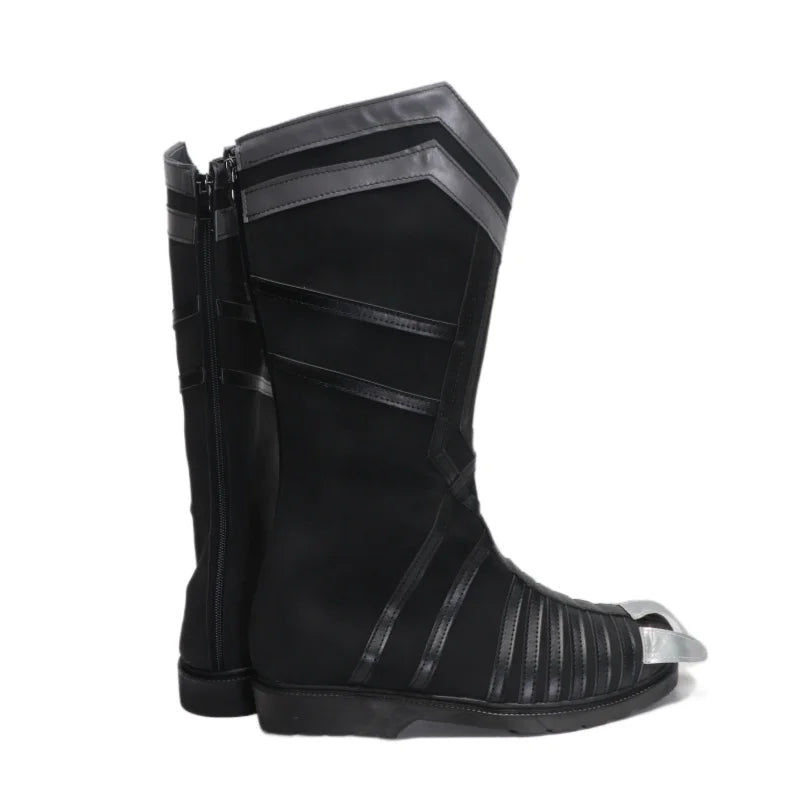 Black Panther-schoenen – zwarte laarzen met klauwen