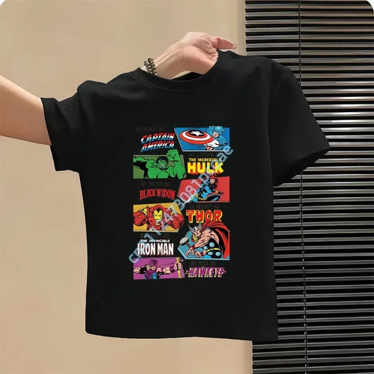 Avengers As Brave As Captain America T-shirt voor kinderen - Zwart