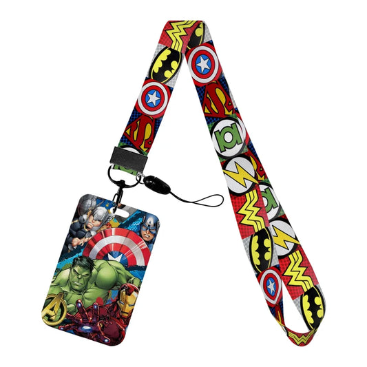 Avengers-badgehouder - groep met Thor, Hulk en Iron Man