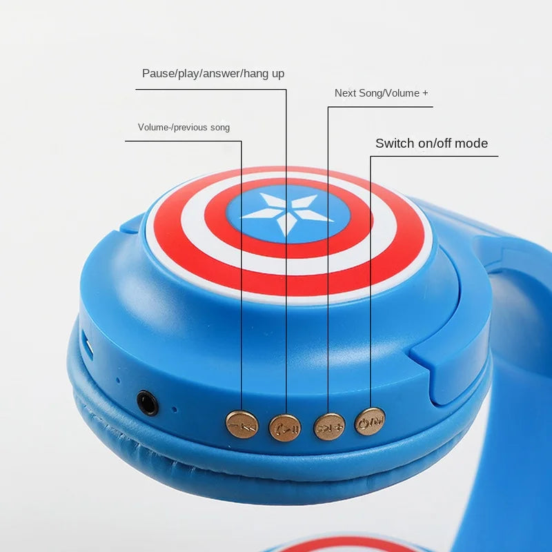 Avengers Black Panther Bluetooth-koptelefoon - Zwart en goud