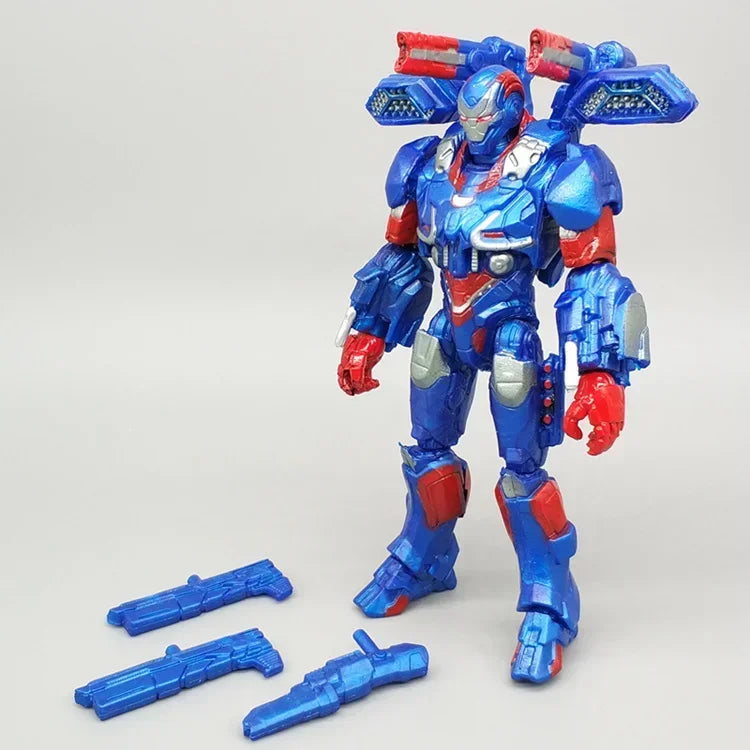 Figurine War Machine 3.75 pouces - Modèle Avengers articulé