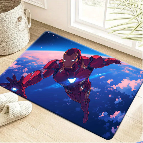 Avengers Iron Man-mat - Vliegend boven de aarde