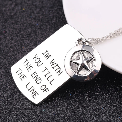 Captain America-hanger in militaire stijl - Bucky-ster